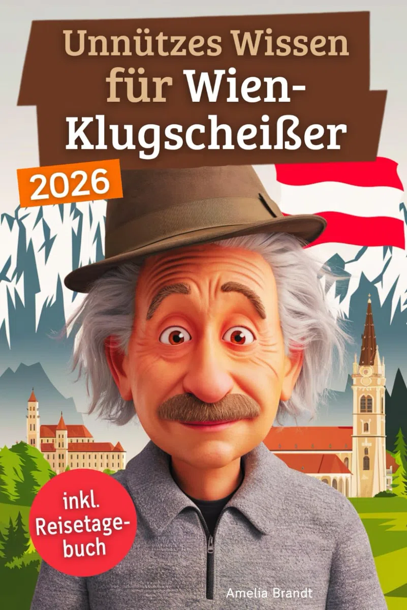 Unnützes Wissen für Wien-Klugscheißer: 222 lustige & skurrile Fakten, die du nie wissen wolltest, aber lieben wirst - das ideale Geschenk für echte Wien-Liebhaber (inkl. Reisetagebuch)