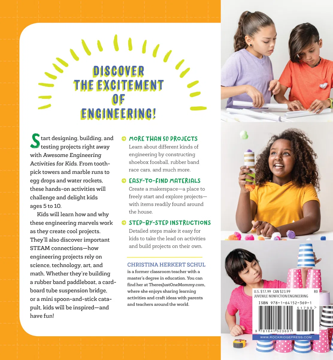 Awesome Engineering Activities for Kids: 50+ Exciting STEAM Projects to Design and Build (Awesome STEAM Activities for Kids, Band 9)