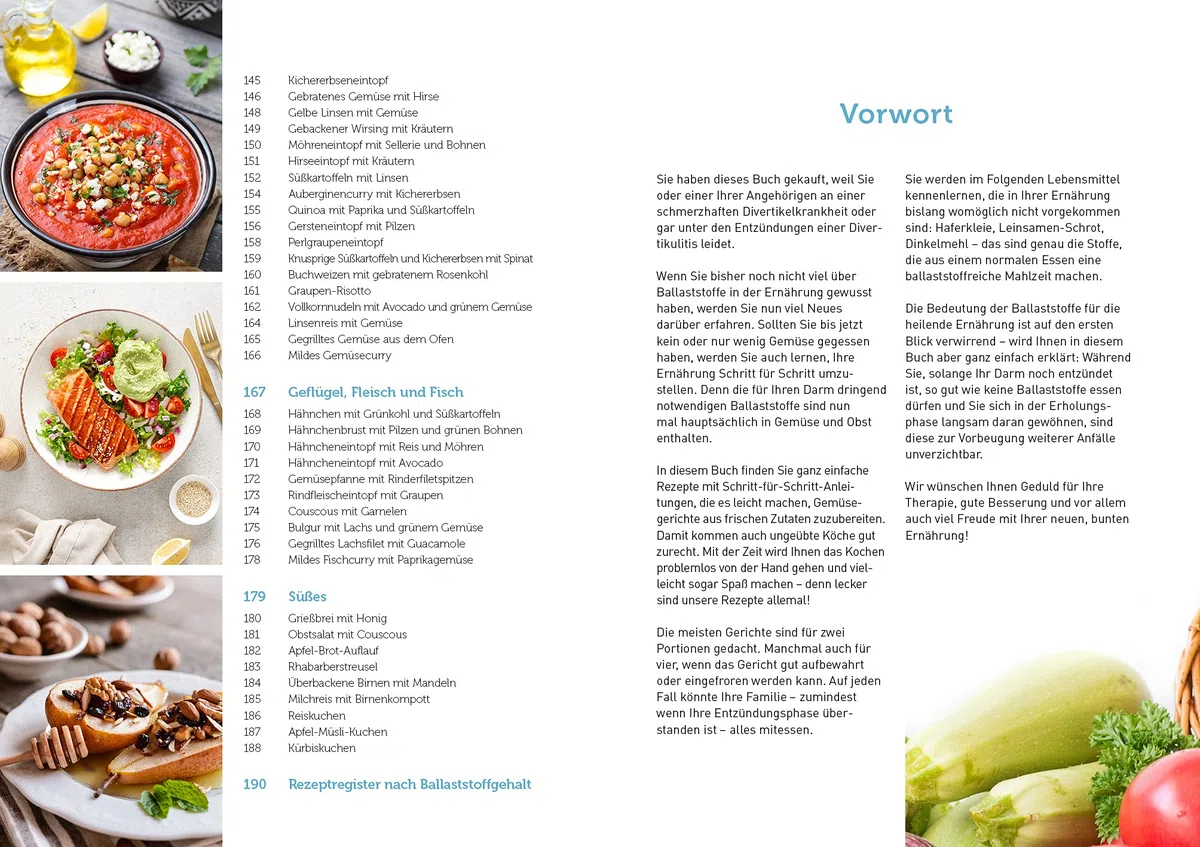 Richtig essen bei Divertikulitis: Die optimale Ernährung für ein beschwerdefreies Leben. 120 leckere Rezepte – mit 3-Phasen-Plan
