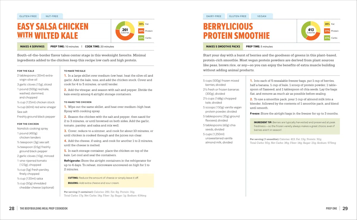 The Bodybuilding Meal Prep Cookbook: Macro-Friendly Meals to Prepare, Grab, and Go