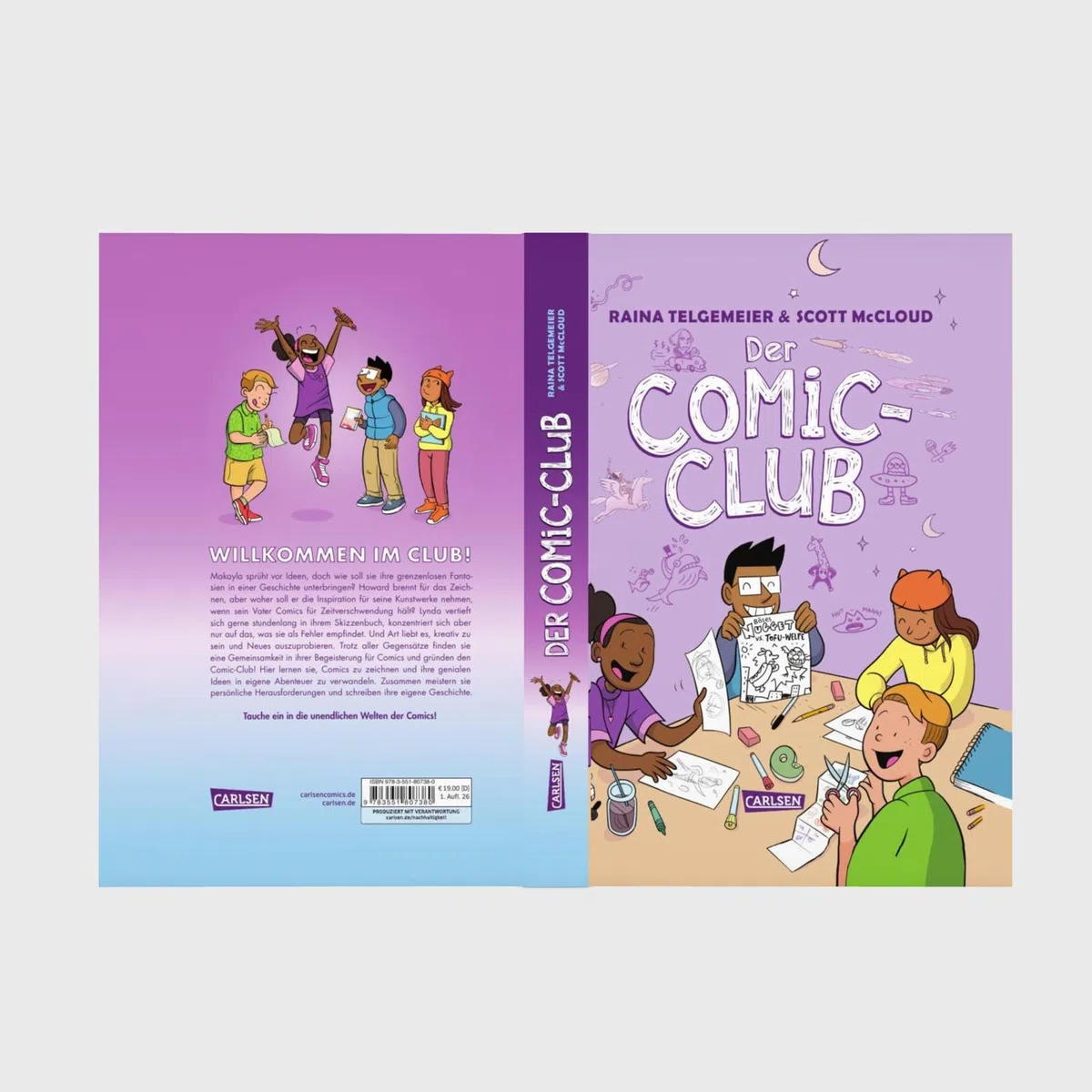 Der Comic-Club: Witziger Schul-Comic für Kinder ab 8 Jahren