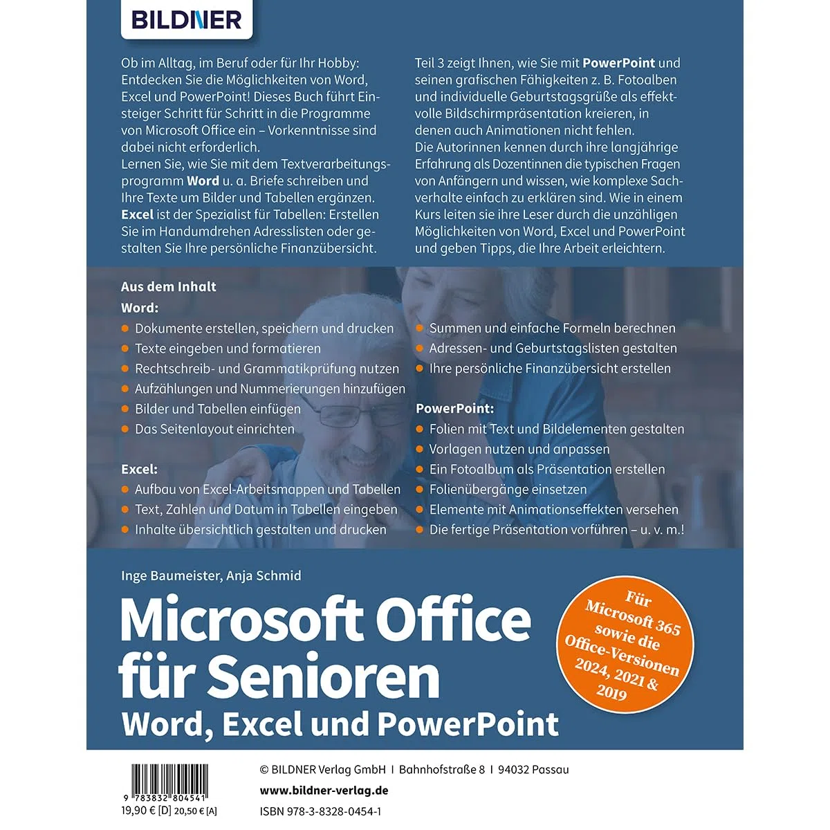 Microsoft Office für Senioren - Word, Excel und PowerPoint: Für die Versionen Microsoft 365 sowie Office 2024, 2021 und 2019