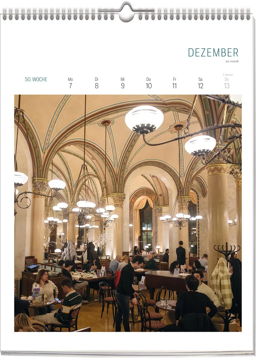 Literarischer CAFÉ-Kalender 2026 – Wochenkalender für Kaffeeliebhaber - Inspiration & Termine an deinem Wohlfühlort Café