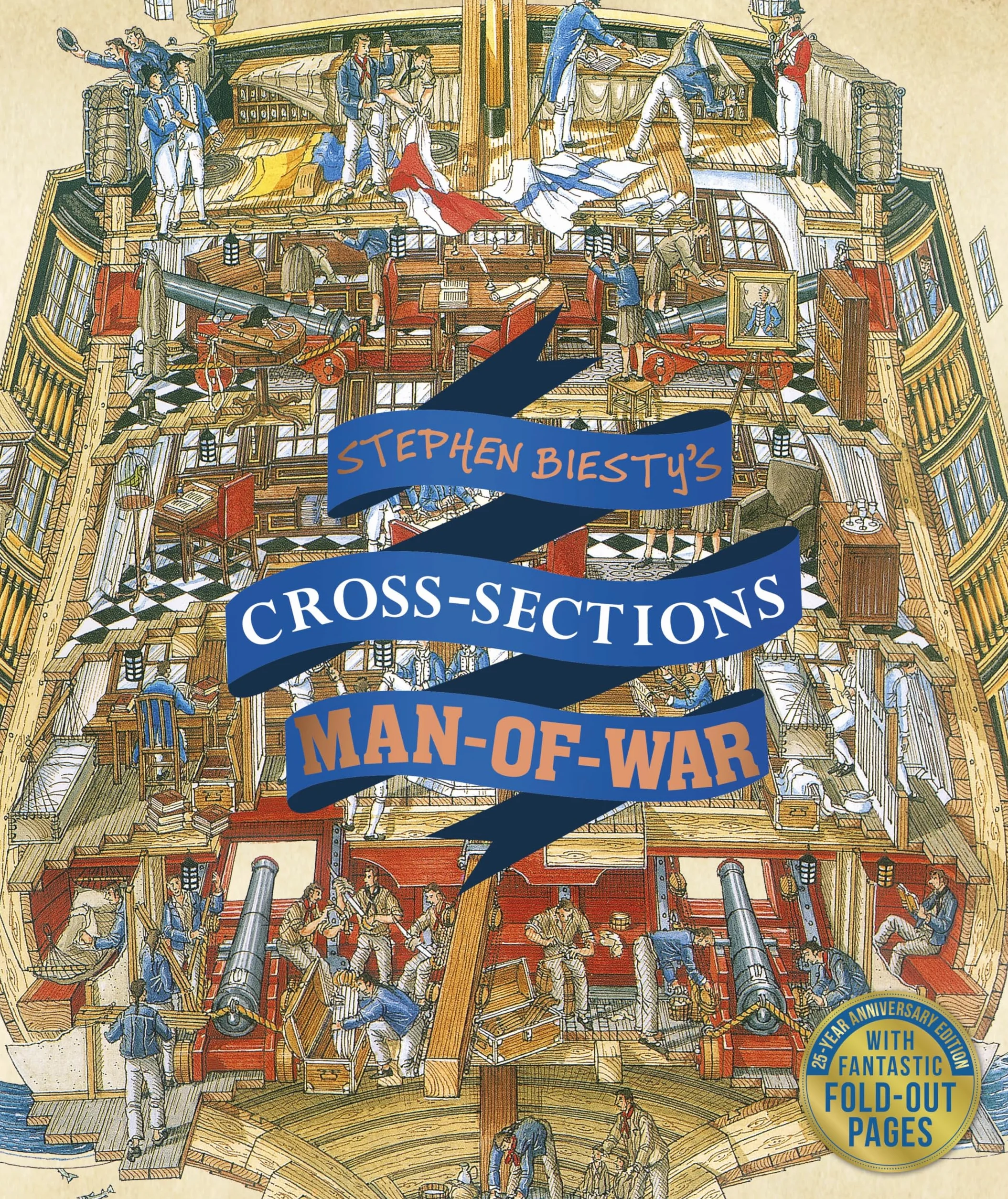 Stephen Biesty's Cross-Sections Man-of-War (DK Stephen Biesty Cross-Sections)