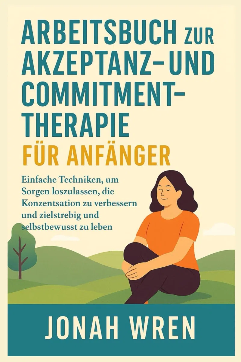 ARBEITSBUCH ZUR AKZEPTANZ- UND COMMITMENT-THERAPIE FÜR ANFÄNGER: Einfache Techniken, um Sorgen loszulassen, die Konzentration zu verbessern und zielstrebig und selbstbewusst zu leben