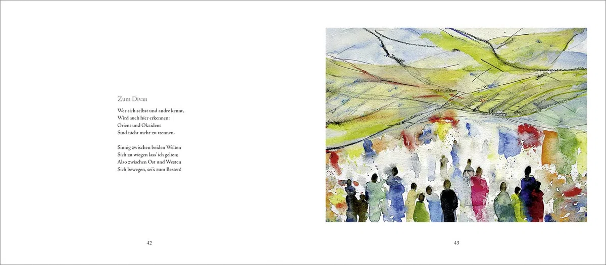 Es dringen Blüten aus jedem Zweig (Literatur und Aquarelle)