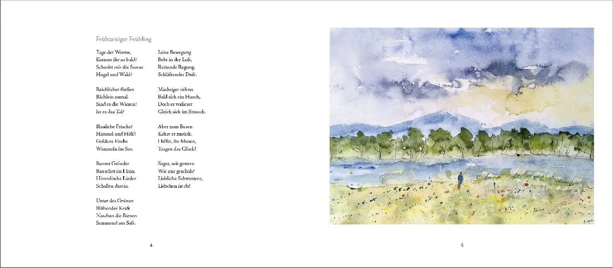 Es dringen Blüten aus jedem Zweig (Literatur und Aquarelle)