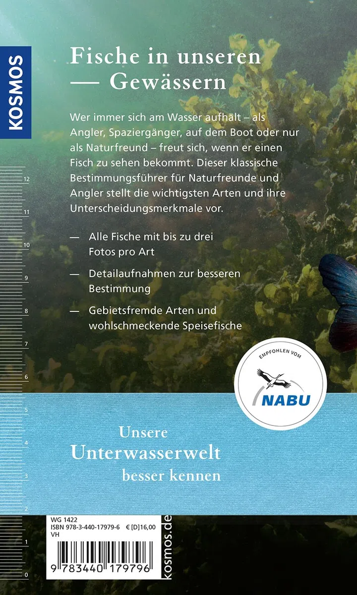 Welcher Fisch ist das?: KOSMOS - Naturführer für Süßwasserfische Mitteleuropas - Alle Fische in ihrem natürlichen Gewässer