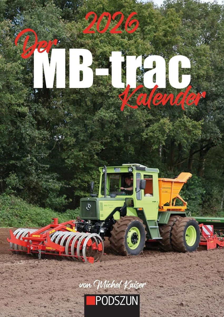 Der MB-trac Kalender 2026 (Monatskalender)