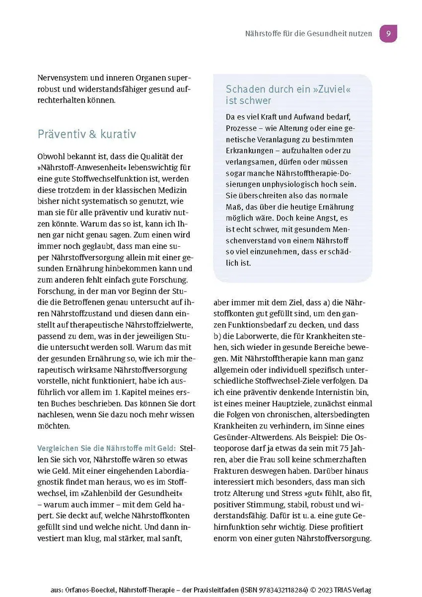 Nährstoff-Therapie - Der Praxisleitfaden: Orthomolekulare Medizin richtig dosieren und anwenden. Vorbeugen und heilen mit Vitaminen, Mineralstoffen & Co.