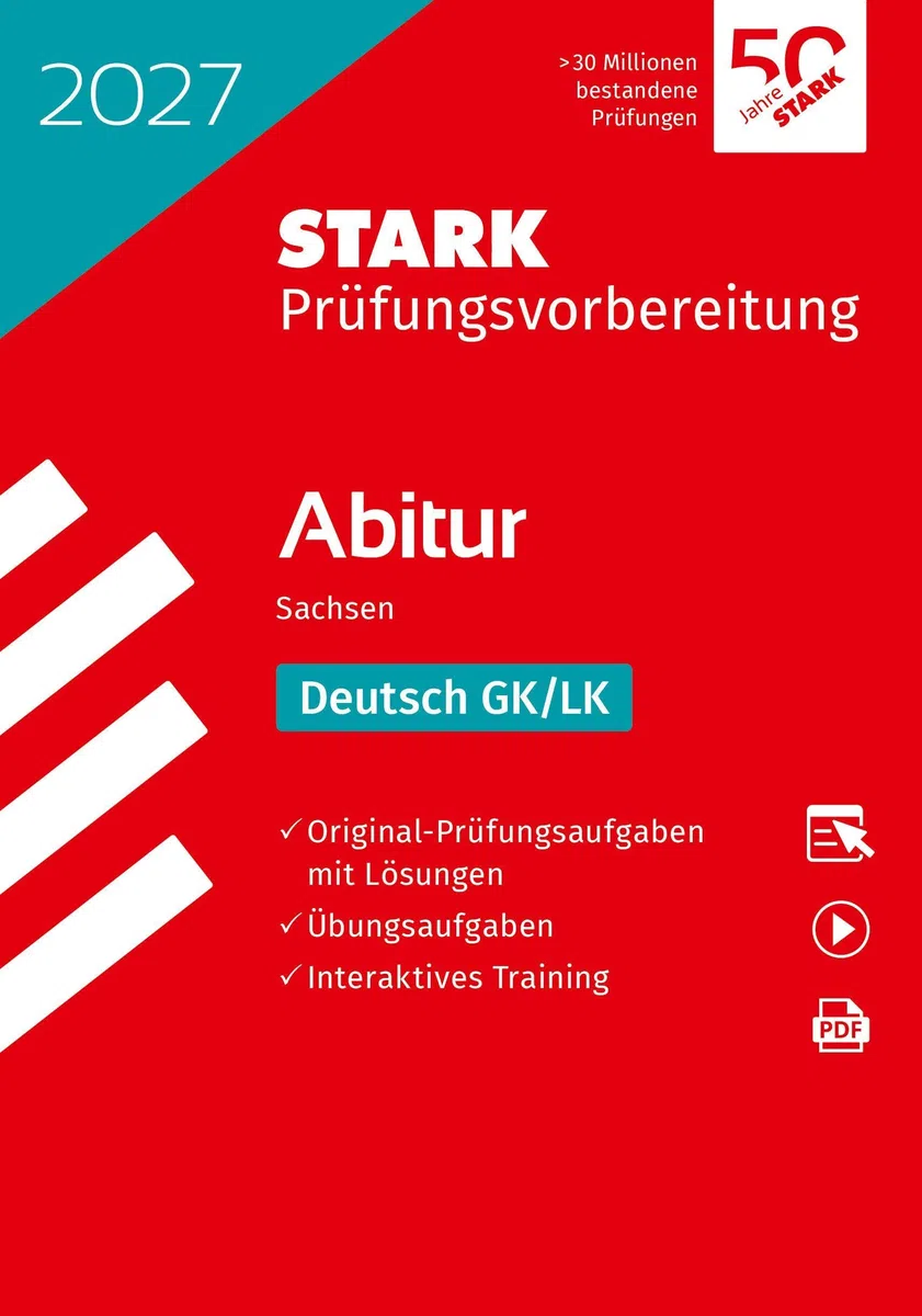 STARK Deutsch GK/LK - Abitur 2027 Sachsen - Prüfungsvorbereitung (Abitur-Prüfungen)