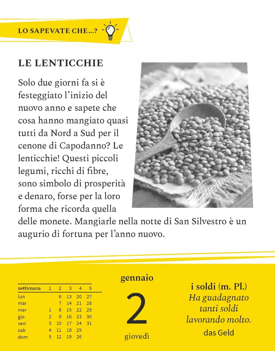 Langenscheidt Sprachkalender Italienisch 2025: Tagesabreißkalender