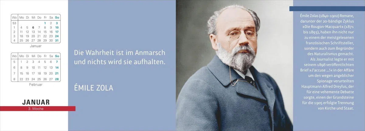 Der literarische Premium-Tischplaner 2027 - Wochenkalender mit Zitaten und Biografien ausgewählter Autorinnen und Autoren: Terminkalender zum ... Schriftsteller und Autorinnen. 29,9 x 11,1 cm
