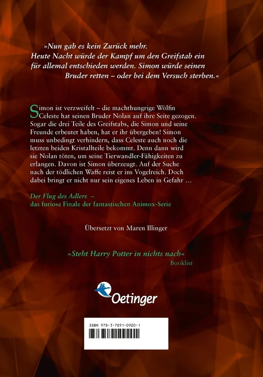 Animox 5: Der Flug des Adlers: Der fulminante Abschluss der Reihe, spannendes Bestseller-Fantasy-Abenteuer für Kinder ab 10 Jahren