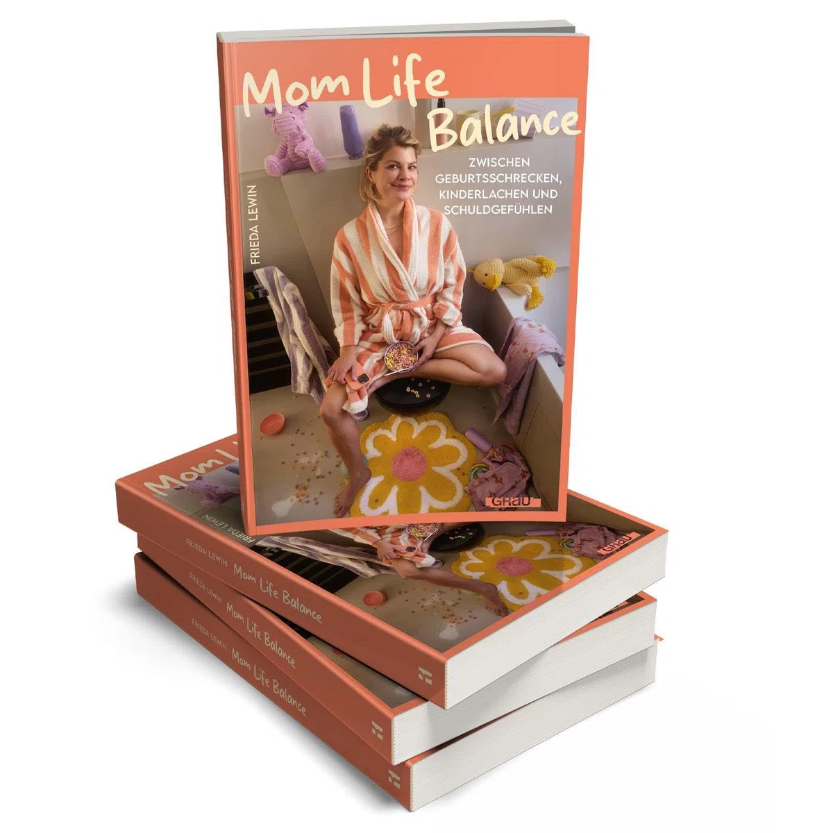 Mom Life Balance: Zwischen Geburtsschrecken, Kinderlachen und Schuldgefühlen von Frieda Lewin. Ein witzig-ehrliches Buch über Schwangerschaft und Geburt