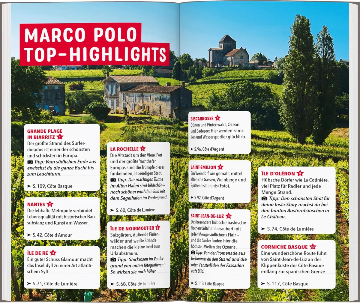MARCO POLO Reiseführer Französische Atlantikküste: Reisen mit Insider-Tipps. Inklusive kostenloser Touren-App