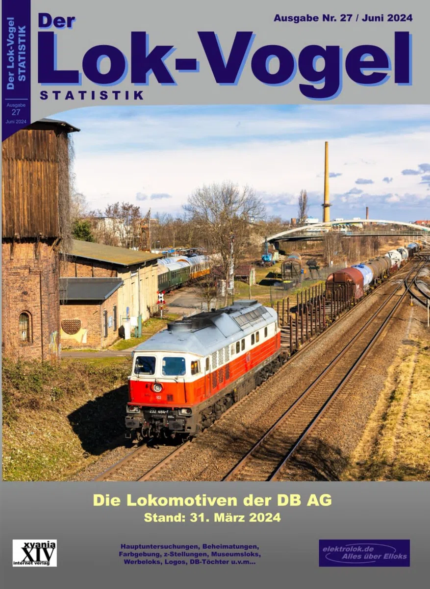 Lok-Vogel STATISTIK 27: Die Lokomotiven der DB AG, Stichtag 31. März 2024