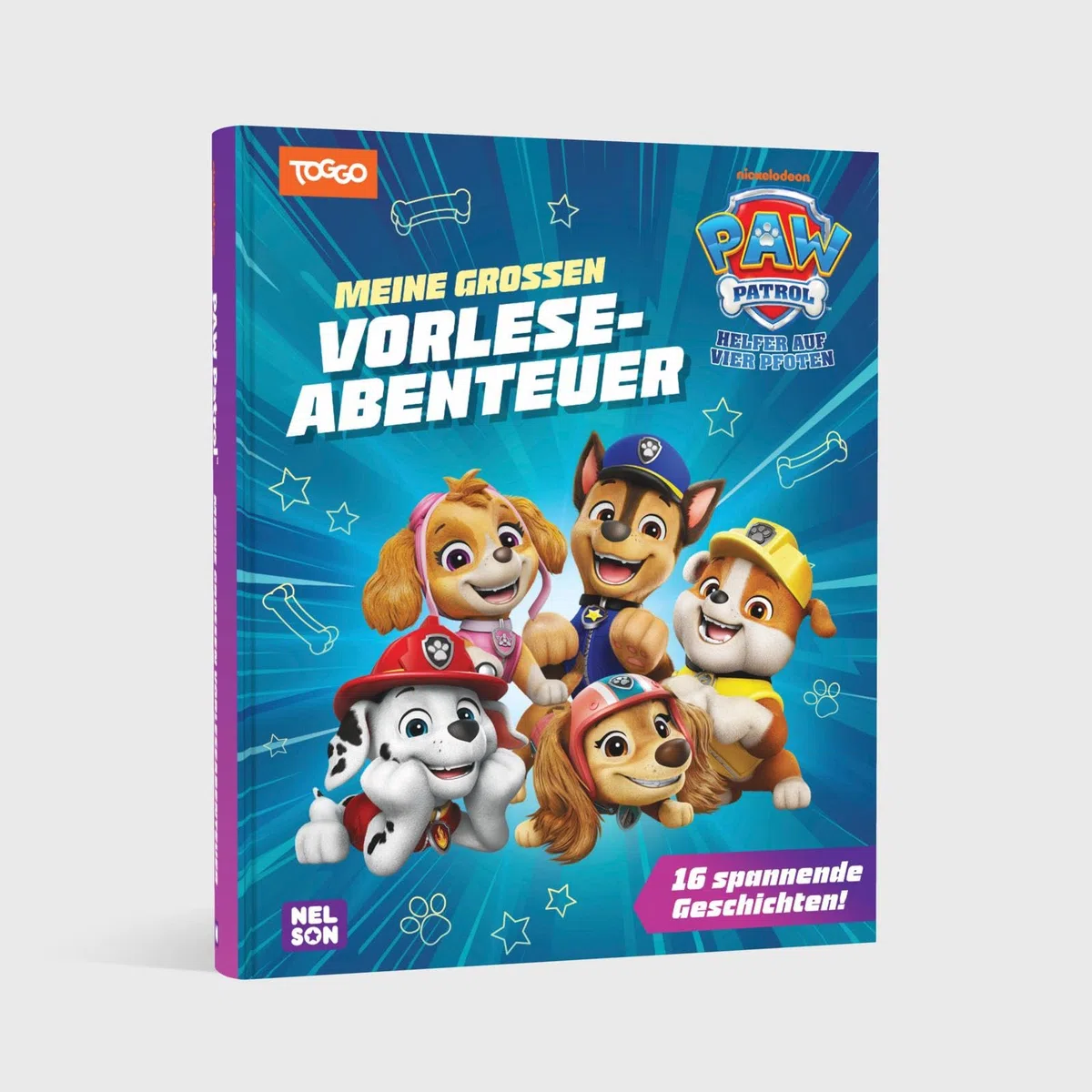 PAW Patrol Geschichtenbuch: Meine großen Vorleseabenteuer: 16 spannende Geschichten! | Neue Vorlesegeschichten aus der Serie mit Chase, Skye, Marshall und den Fellfreunden ab 3 Jahren