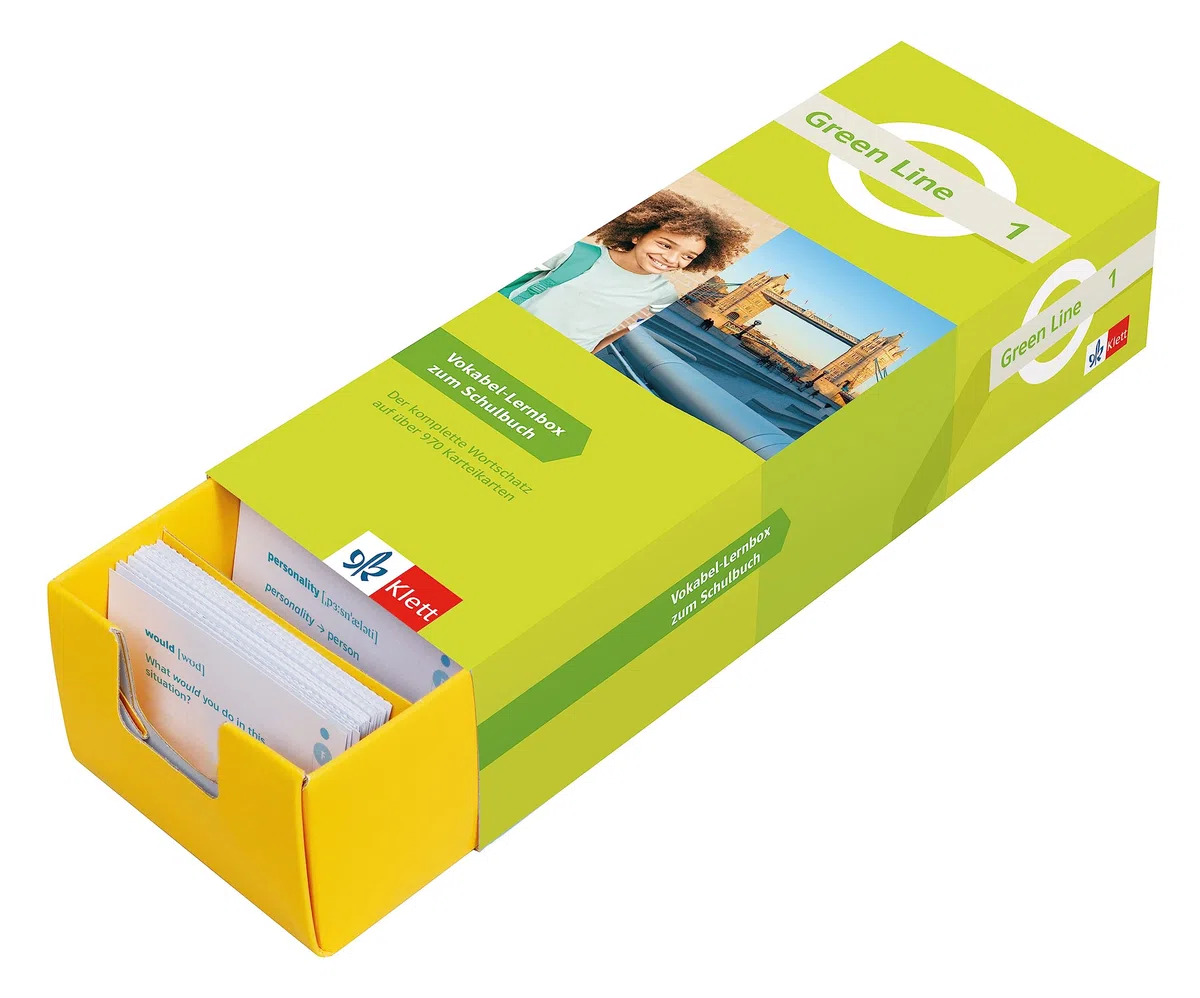 Green Line 1 (ab 2021) Klasse 5 Vokabel-Lernbox zum Schulbuch: Englisch passend zum Lehrwerk üben (Green Line. Ausgabe ab 2021)