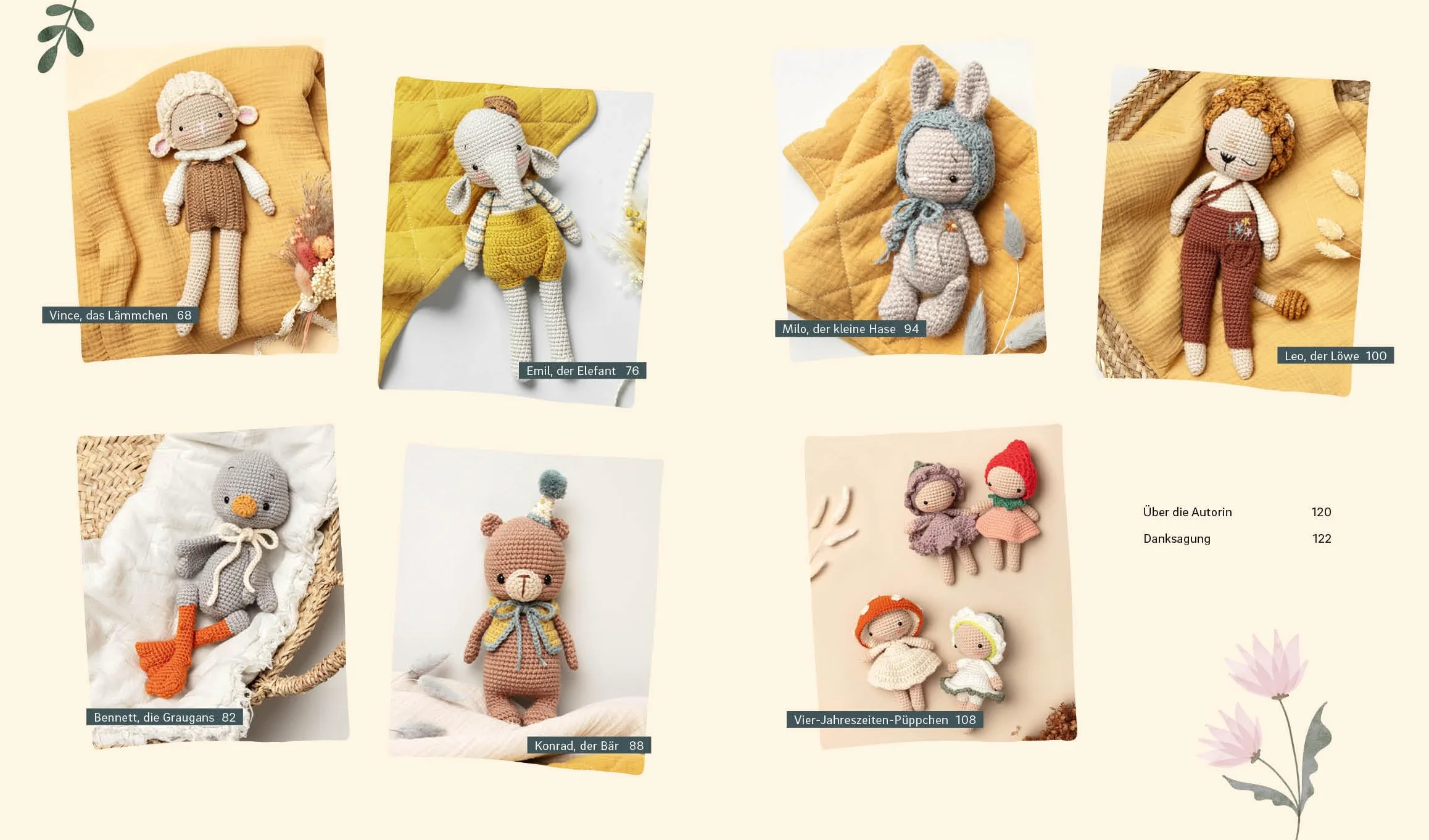 Lulu loves the moon – das Häkelbuch: Löwe, Reh, Igel und noch mehr traumhaft süße Amigurumis im Vintagestil häkeln