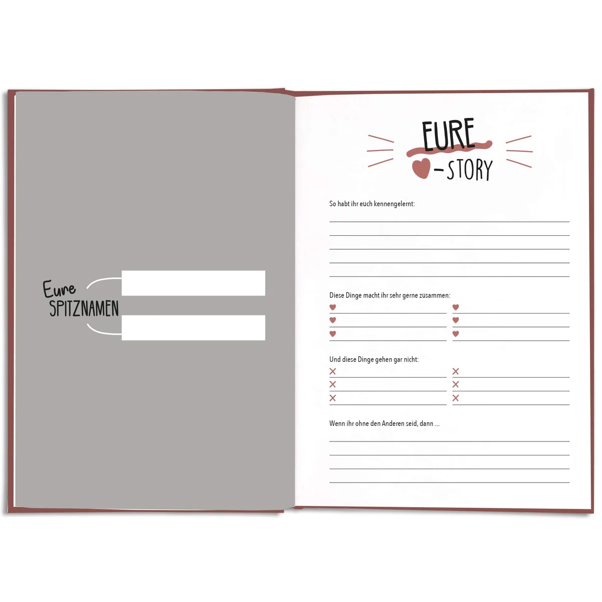 Bucket List Buch für Paare – 160 Aufgaben für gemeinsame Erlebnisse & Abenteuer – Geschenk für Freund:in, Partner:in – Pärchenbuch für Jahrestag, Hochzeitstag, Valentinstag & Weihnachten