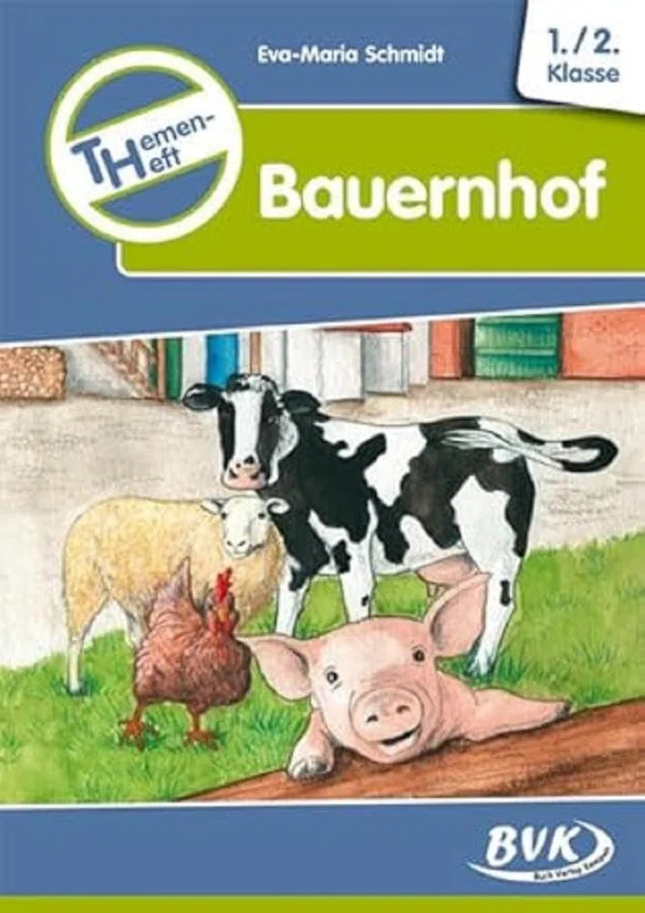 Themenheft Bauernhof 1.-2. Klasse: 1.-2. Klasse. Kopiervorlagen (Themenhefte)
