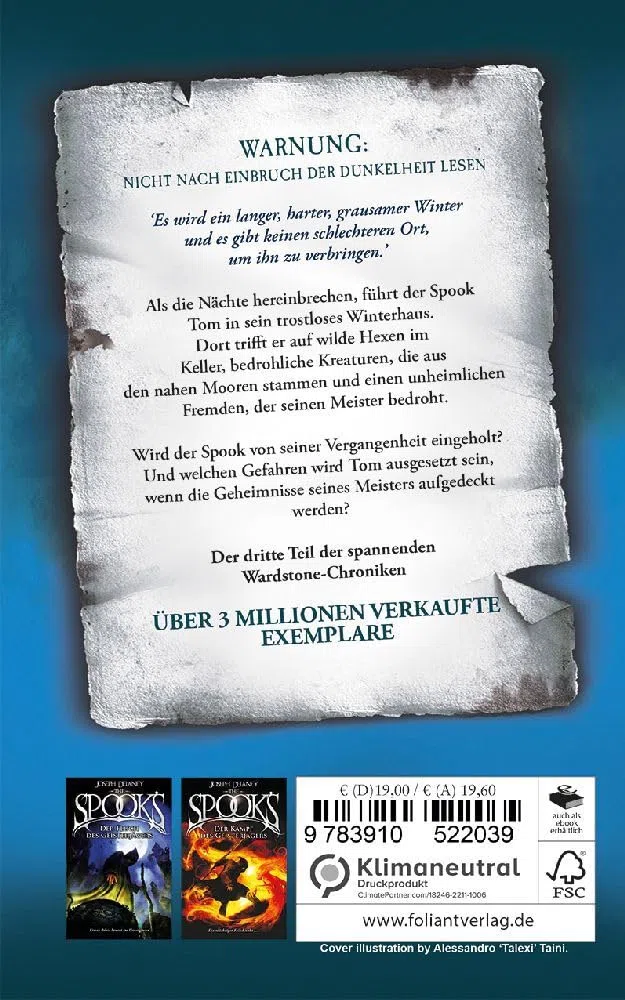 The Spook's 3: Spook. Band 3: Das Geheimnis des Geisterjägers. Die Wahrheit ist der gefährlichste Feind. Dark Fantasy ab 12, die keine Gnade kennt.: ... Dark Fantasy ab 12. (Spook: Der Geisterjäger)