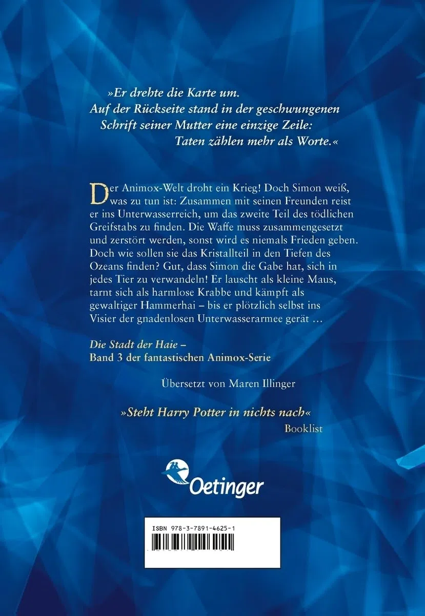 Animox 3: Die Stadt der Haie: Spannungsgeladenes Bestseller-Fantasy-Abenteuer für Leser ab 10 Jahren