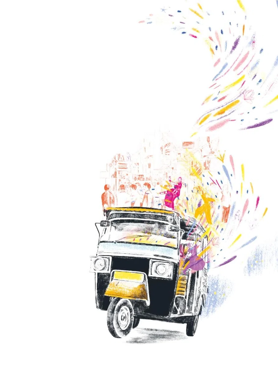 Der Rikscha-Fahrer, der dir das Glück zeigt: Geschichten über Selbstvertrauen, innere Stärke, Zufriedenheit und die Kunst des Loslassens. Wundervoll illustriert für Erwachsene und Kinder