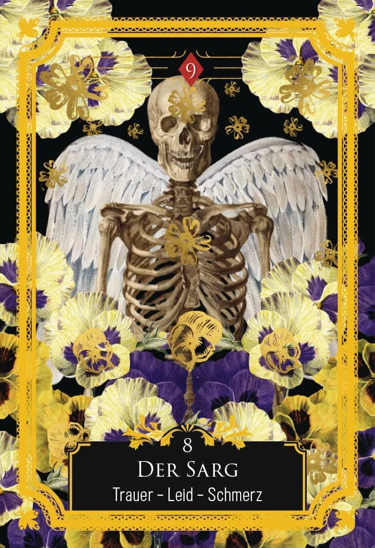 Lenormand – Garten der Geheimnisse: 36 Orakelkarten mit Begleitbuch - Wahrsage-Kartenset mit opulenter Ausstattung