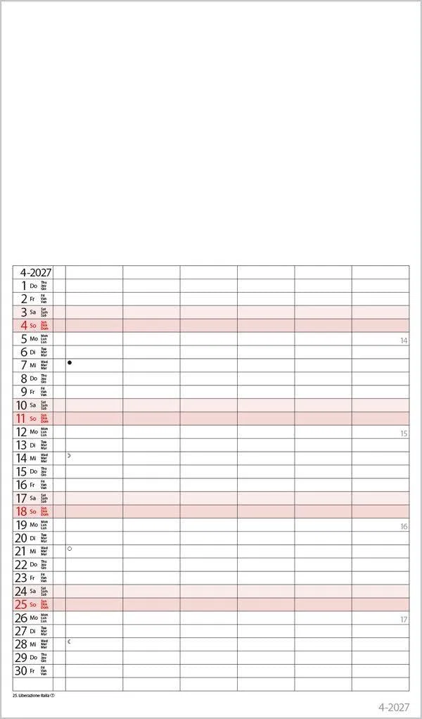 FMB Familienplaner XL 2027: Familienplaner mit 6 Spalten als Fotokalender zum Selbstgestalten. Familienkalender mit Ferienterminen und festem Bastelpapier.
