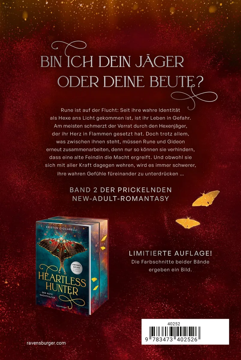 Rebel Witch. Der rote Nachtfalter, Band 2 (SPIEGEL Bestseller | Knisternde New-Adult-Romantasy) (Der rote Nachtfalter, 2)