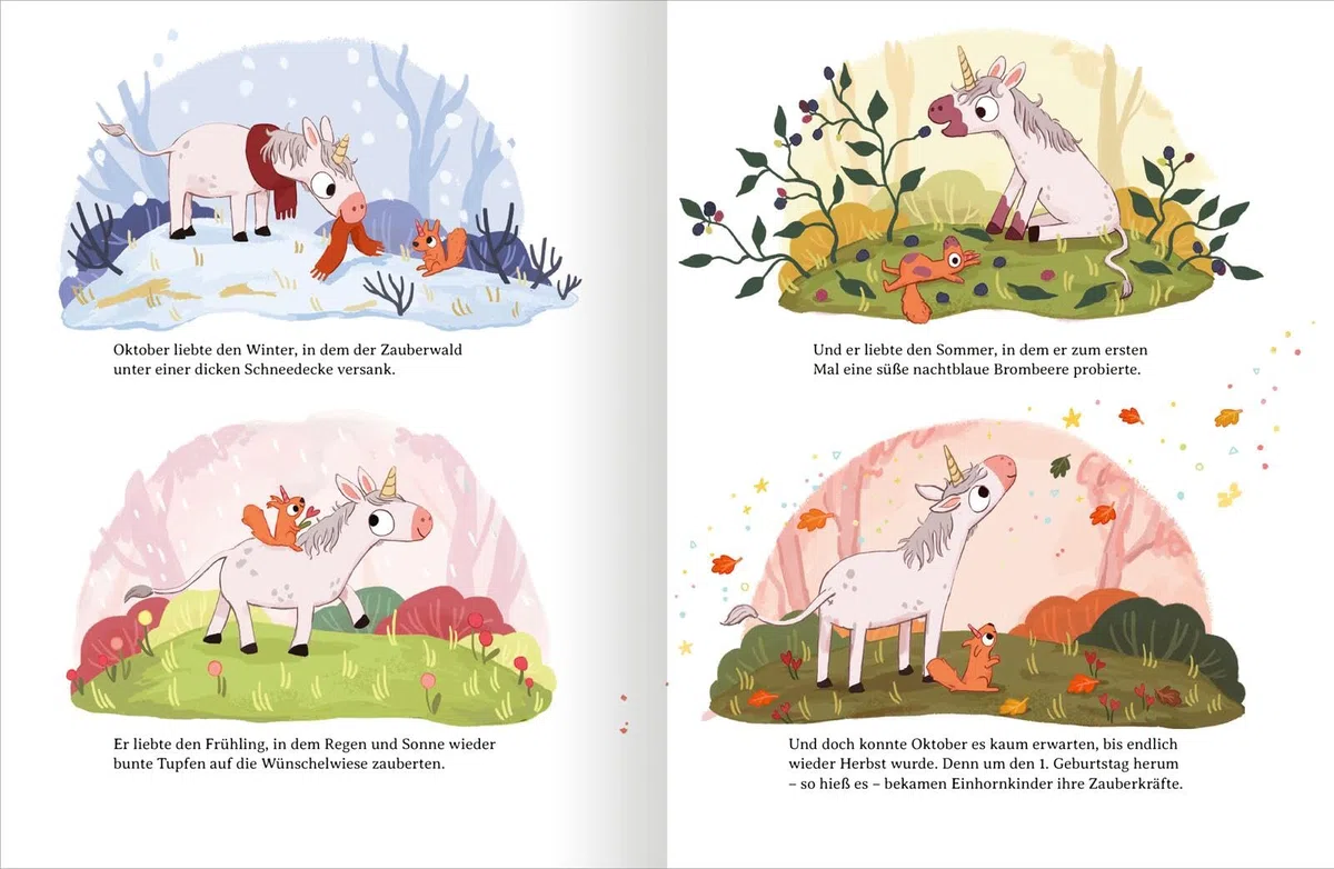 Ein Einhorn namens Oktober: Ein Bilderbuch über die Zauberkraft, die in uns allen steckt | Eine Geschichte über Freundlichkeit und Empathie | für Kinder ab 3 Jahren