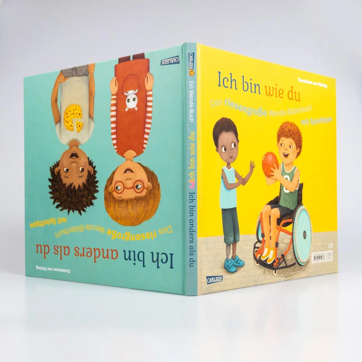 Ich bin anders als du – Ich bin wie du: Das riesengroße Wende-Bilderbuch mit Spieltipps: Praktisches Großformat-Bilderbuch zum Gemeinsam-Anschauen ab 3 Jahren