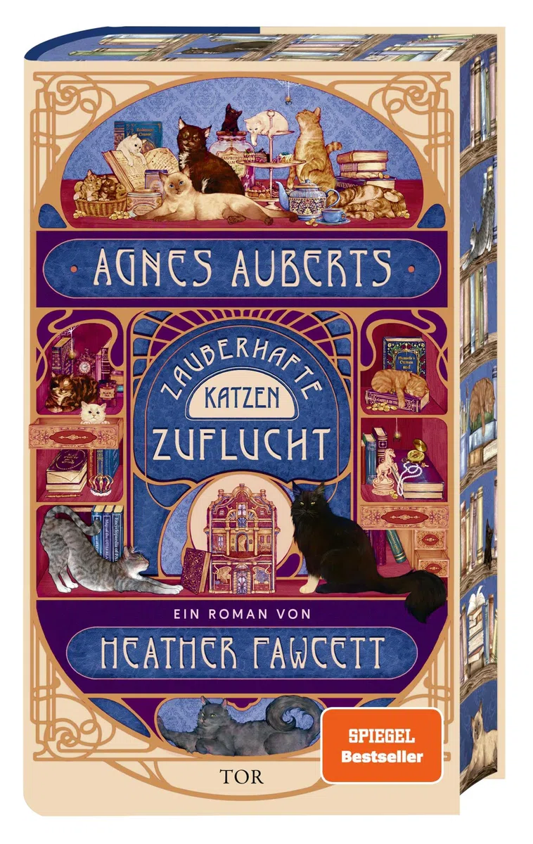 Agnes Auberts zauberhafte Katzenzuflucht: Cozy Fantasy mit Katzen und wunderschönem Farbschnitt