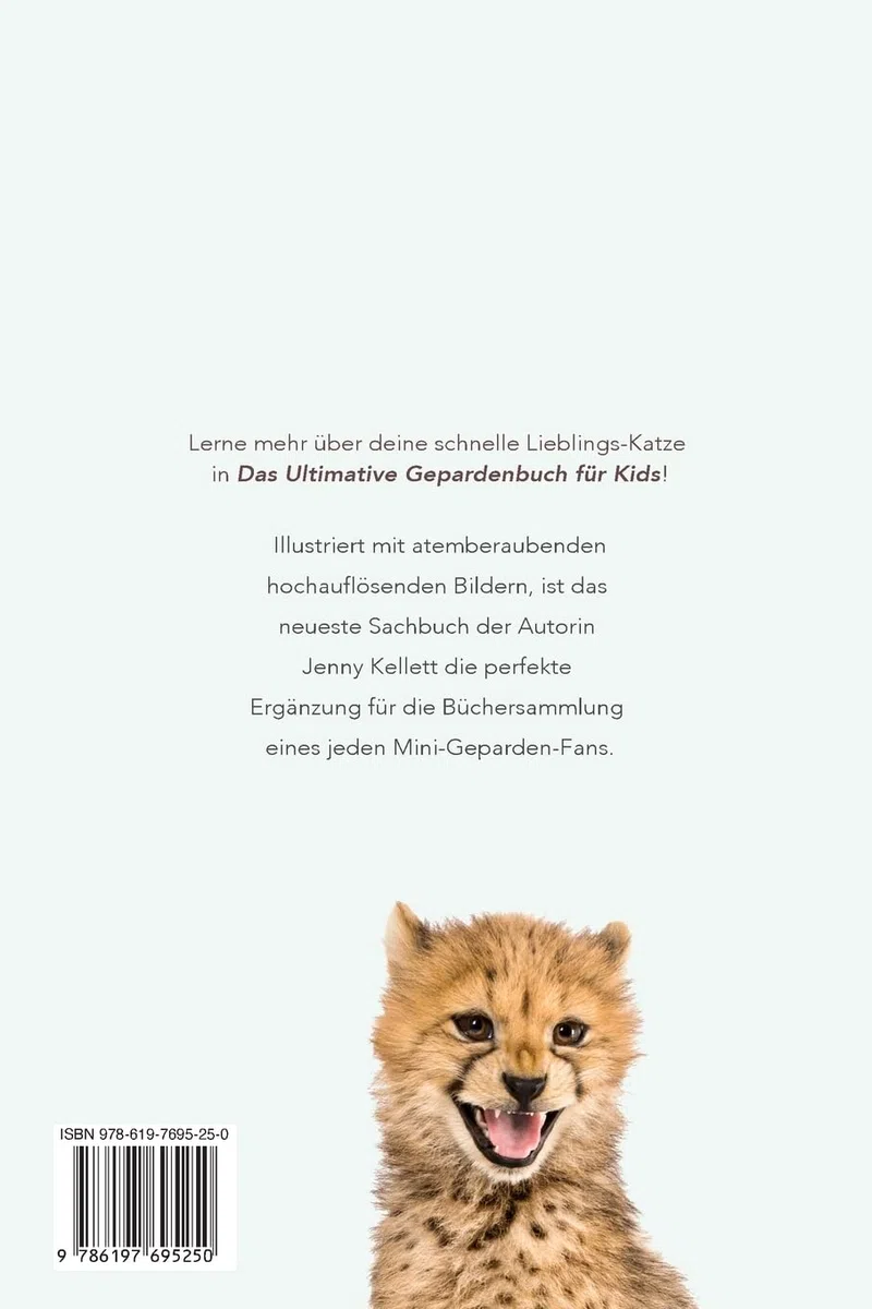 Geparden: Das Ultimative Gepardenbuch für Kinder: 100+ erstaunliche Fakten über Geparden, Fotos, Quiz und BONUS Wortsuche Puzzle: 100+ unglaubliche ... mehr (Tierfaktenbücher für Kinder, Band 6)