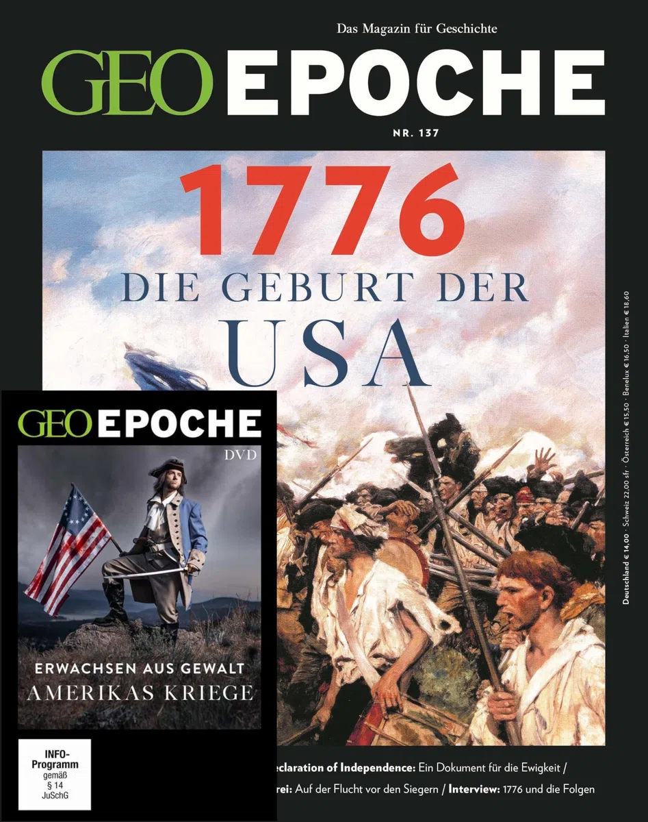 GEO Epoche (mit DVD) / GEO Epoche / GEO Epoche DVD 137/2026 - 1776 Die Geburt de USA: Das Magazin für Geschichte