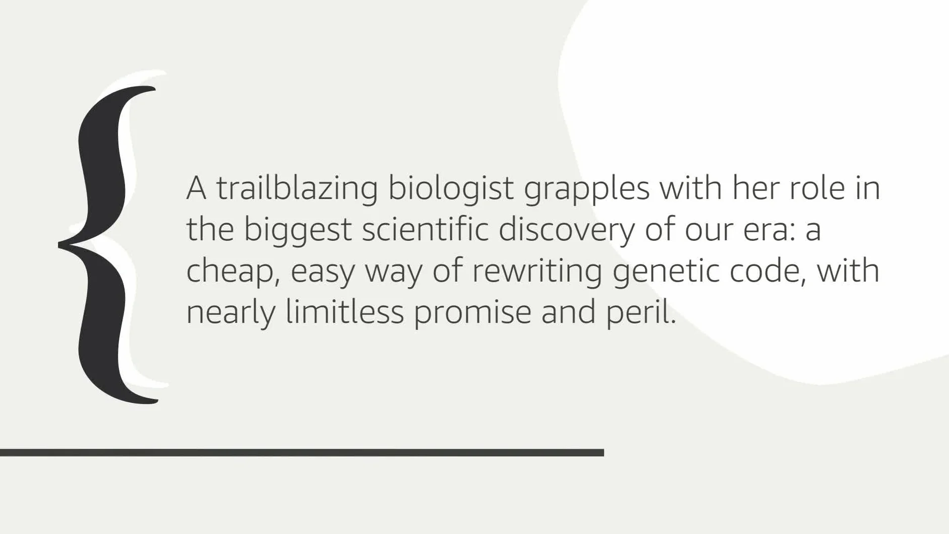 Crack in Creation: Gene Editing and the Unthinkable Power to Control Evolution: A Nobel Prize Winner's Insight into the Future of Genetic Engineering