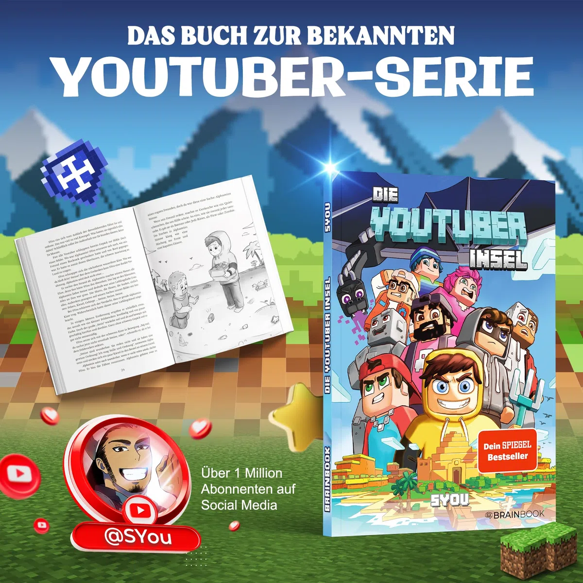 Die Youtuber Insel: SYou (Die YouTuber Insel - Das YouTuber-Abenteuer im Blockuniversum)