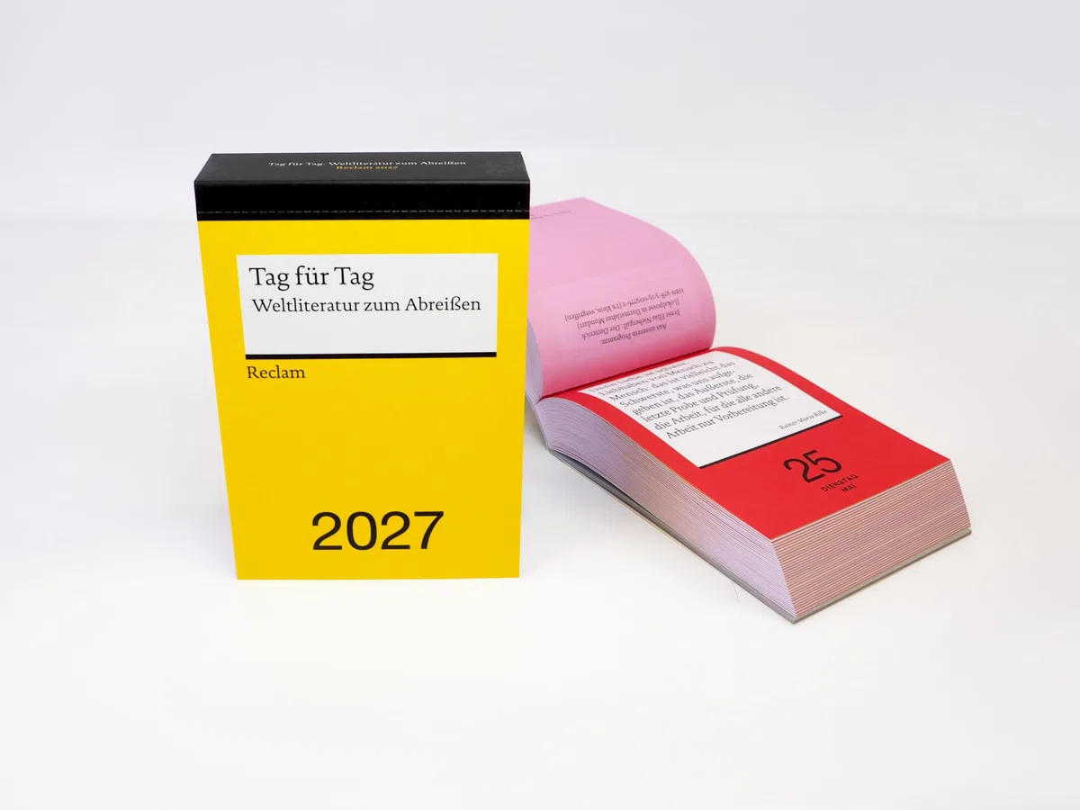 Tag für Tag. Weltliteratur zum Abreißen 2027: Tagesabreißkalender zum Aufstellen und Aufhängen mit 365 inspirierenden Zitaten berühmter Autor:innen