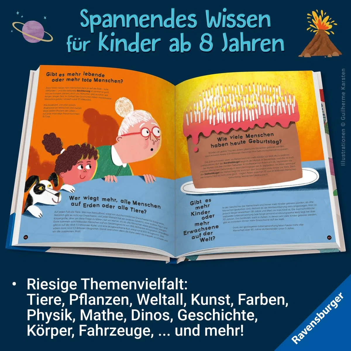 Dumme Fragen? Gibt es nicht! – Spannendes Wissen für Kinder – Tolles Geschenk für Jungen und Mädchen ab 8