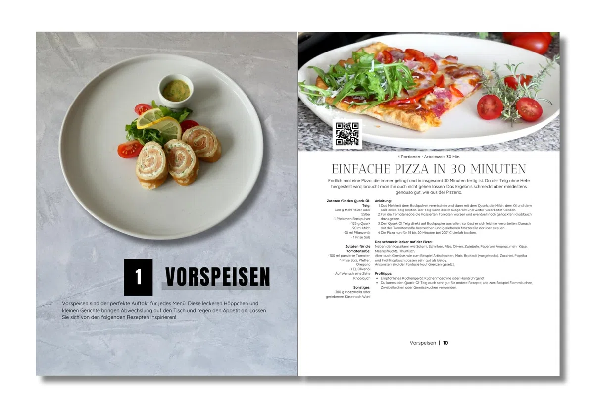 Kochbuch für Einsteiger - Von einfachen Zutaten bis zu köstlichen Mahlzeiten. Inklusive Profitipps und Tricks für Anfänger sowie Kochvideos von dem Kanal “Meiers Kochtipps”.