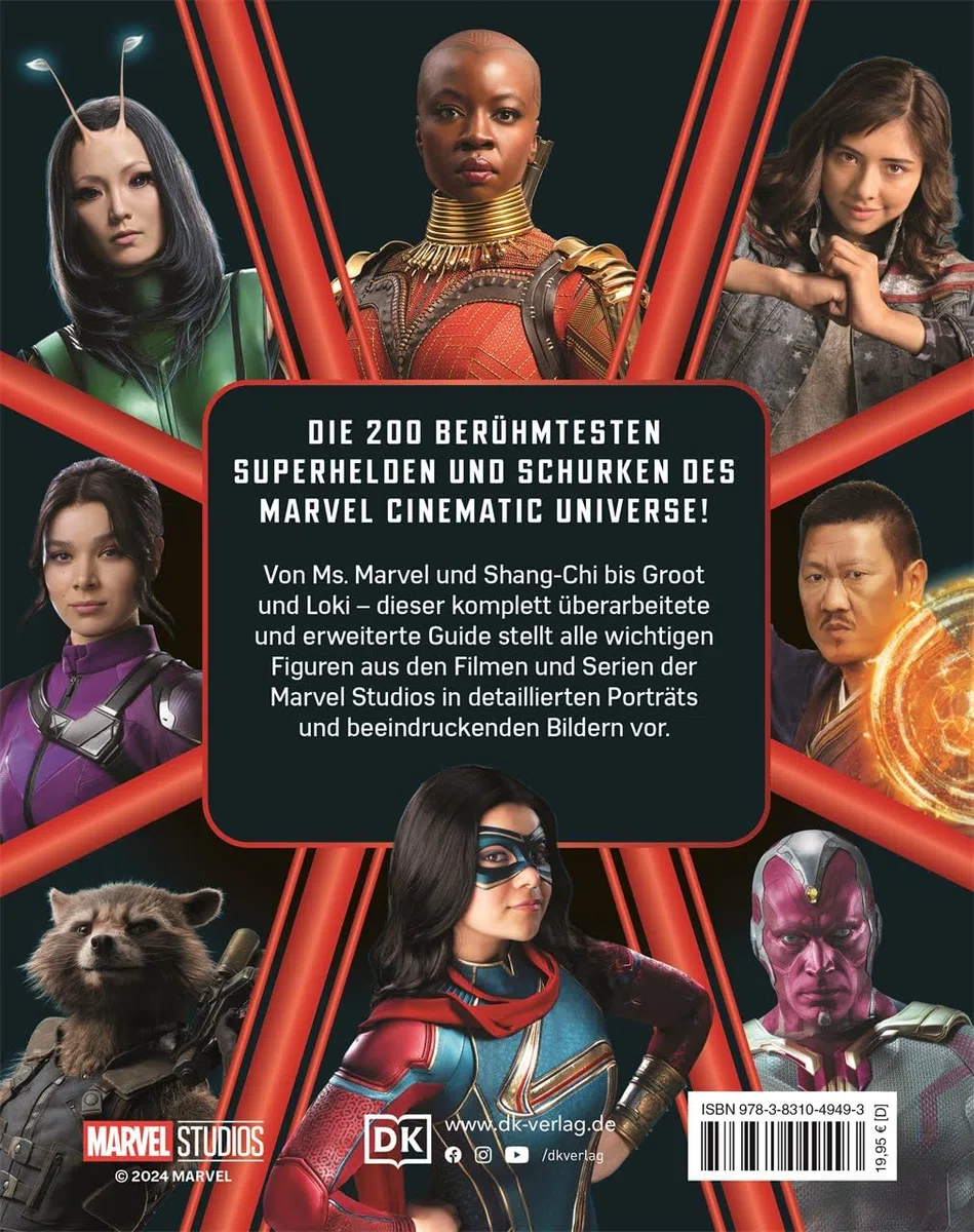 MARVEL Studios Lexikon der Superhelden: Erweiterte Neuausgabe. Die wichtigsten MCU Charaktere im Porträt. Für alle Marvel Fans und Kinder ab 8 Jahren