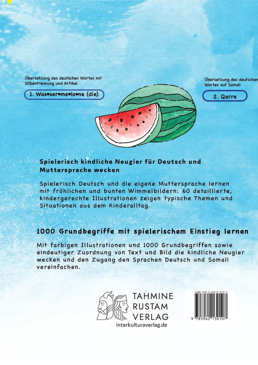 Interkultura Meine ersten 1000 Wörter Bildwörterbuch Deutsch-Somali: Bildwörterbuch für Deutsch als Fremdsprache und Somali-Mutterspachler