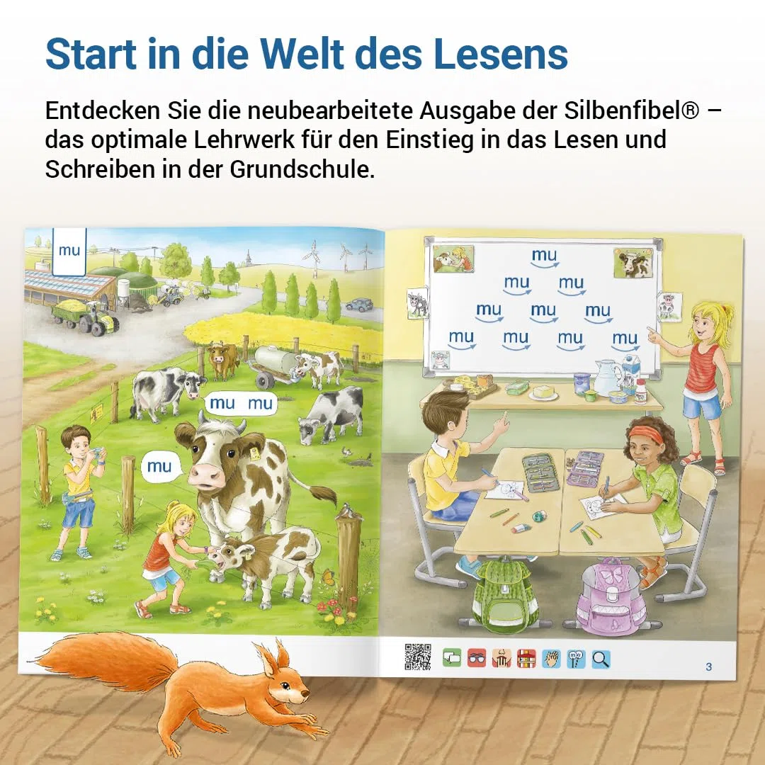 ABC der Tiere 1 Neubearbeitung – Die Silbenfibel®: Leselehrgang, Druckschrift (ABC der Tiere 1 - Neubearbeitung 2023)