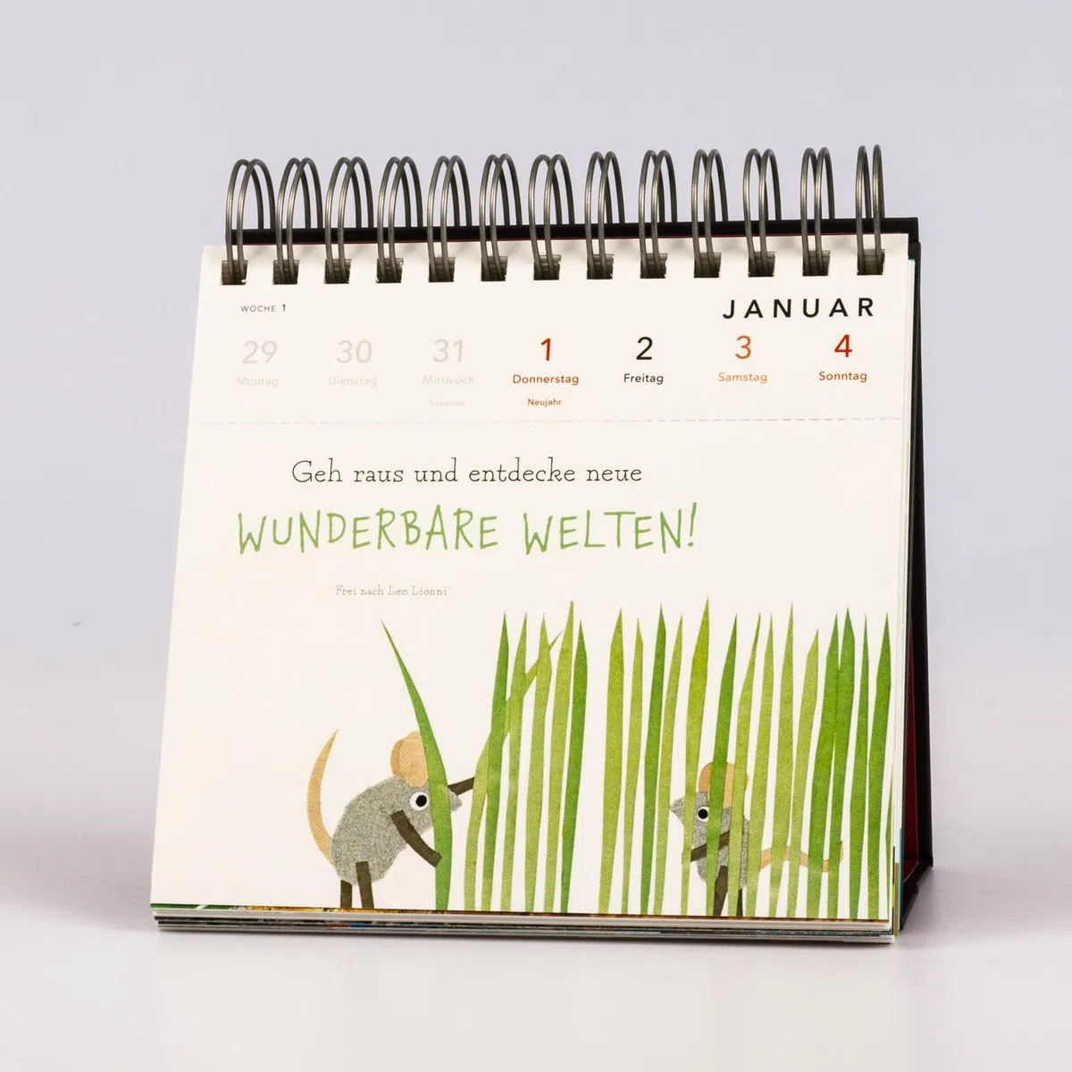 Frederick – Gesammelte Schätze 2026 (Frederick von Leo Lionni): Postkartenkalender mit Spiralbindung, 17 x 18 cm | Mit 53 Postkarten zum Heraustrennen und Versenden