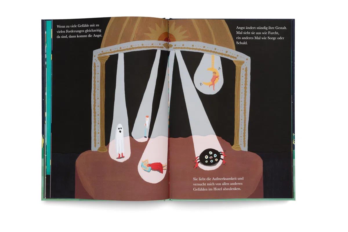 Das Grand Hotel der Gefühle. Wenn Liebe, Wut und Dankbarkeit bei uns einziehen: Gefühle beschreiben und benennen. Ein besonderes Kinderbuch ab 4 über Emotionen und Umgang mit Gefühlen