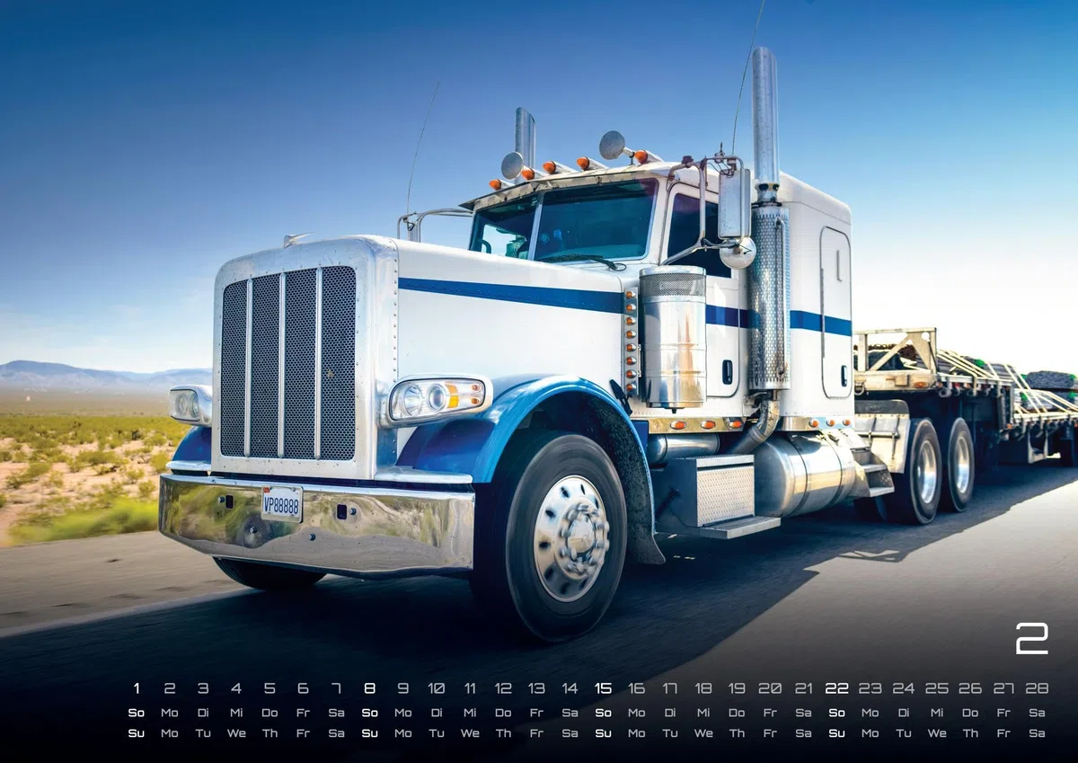 Trucks - Könige der Straße - LKW - 2026 - Kalender DIN A3: Der Wandkalender mit den besten LKW's auf unseren Straßen für das Jahr 2026 im Format DIN A3 (ca. 42 x 30 cm)!