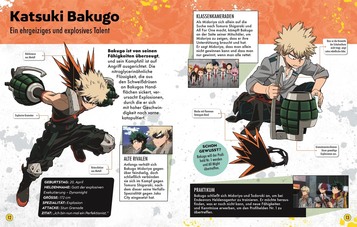 My Hero Academia Lexikon der Figuren: Über 100 MHA Charaktere im Porträt. Mit Original-Bildern aus der Anime-Serie