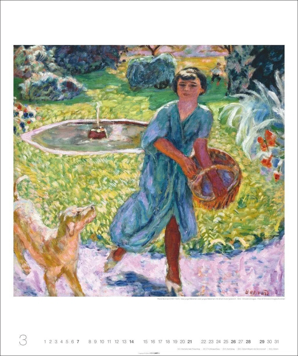 Die schönsten Gärten des Impressionismus Edition Kalender 2027: Kunstvoller Wandkalender mit zauberhaften Gemälden von Gartenidyllen. Großer Kunst-Kalender 2027.